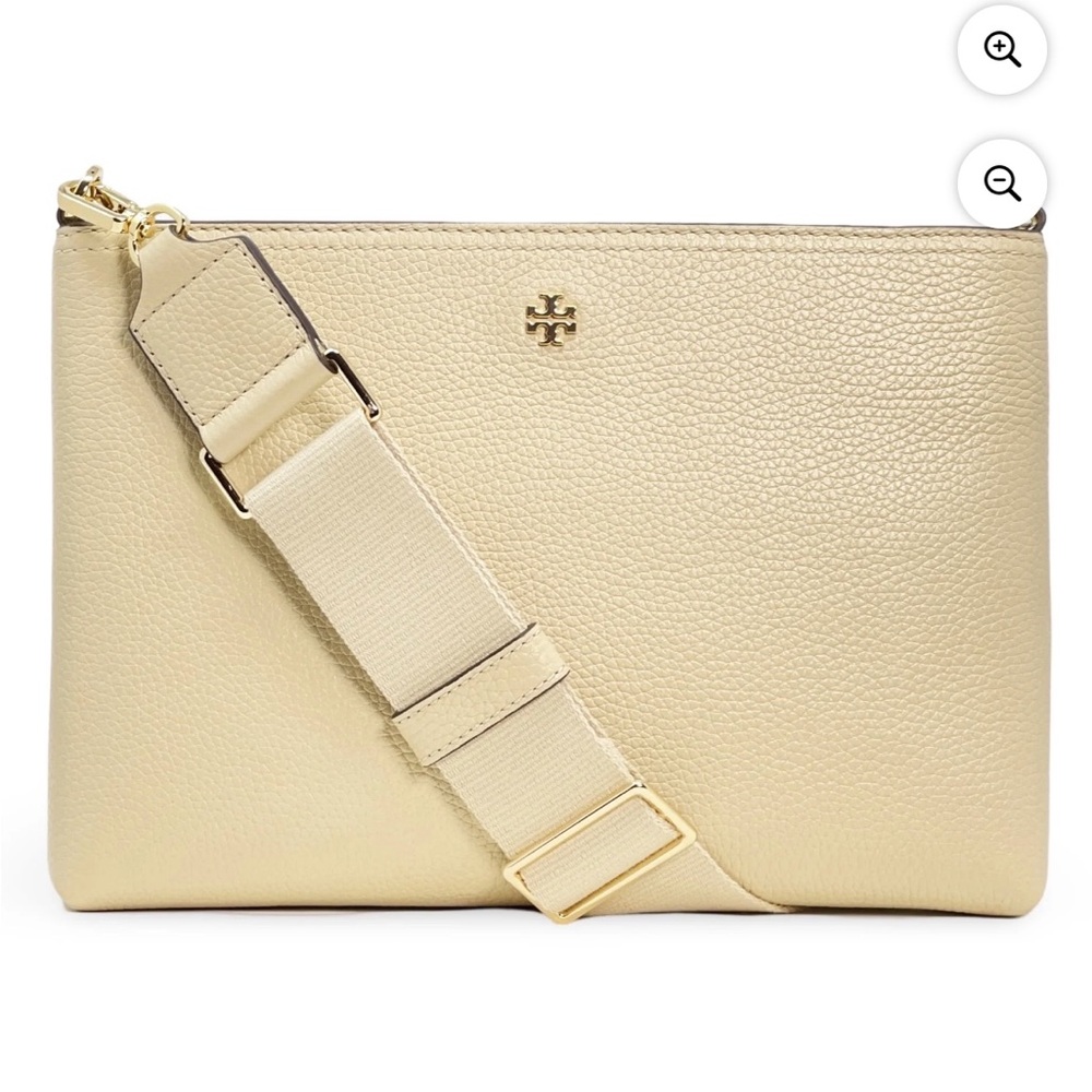 Tory Burch crossbody in soft serve with wide strap